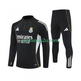 Real Madrid Sweat de Treino Conjunto Preto 2025/26